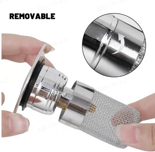 🏆Last Day Promotion 69% OFF🏆Pop Up Sink Drain Strainer----🛀Removes odors and prevents blockages