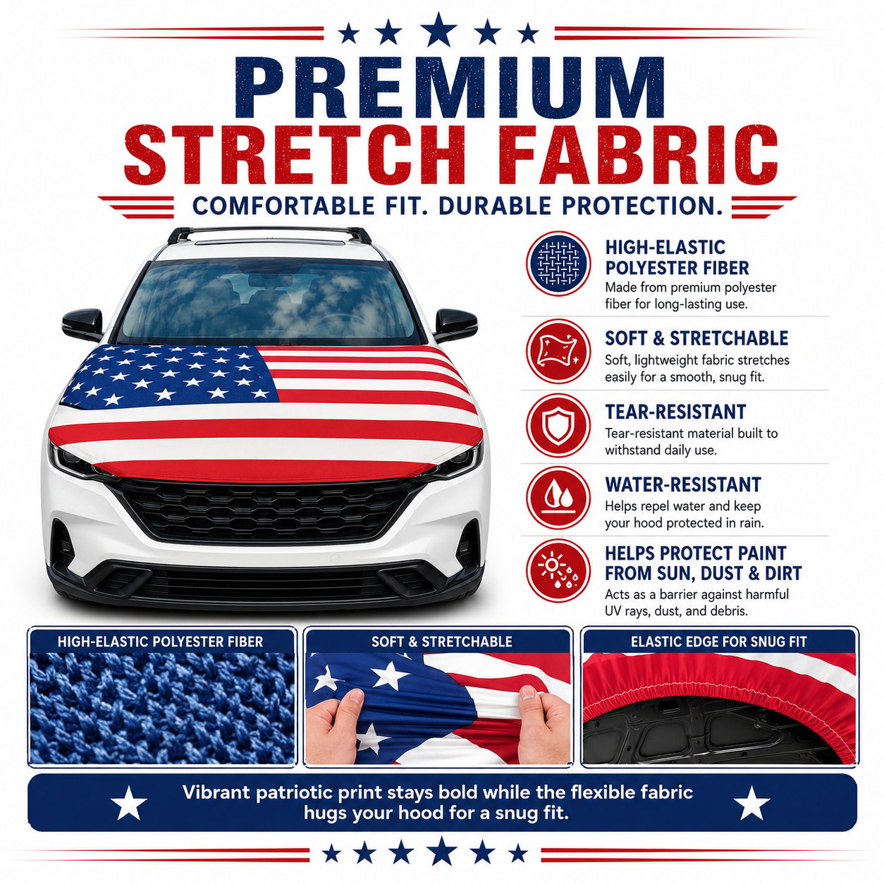 Universal American Hood Flag Cover product image 6
