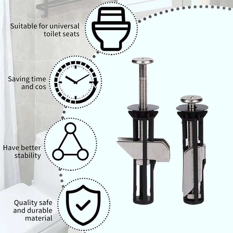✨Heavy Duty Toilet Seat Fastener Bolt Kit🚽